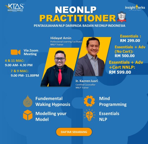 Neo-NLP Practitioner (Essential + Adv) without Practitioner Cert